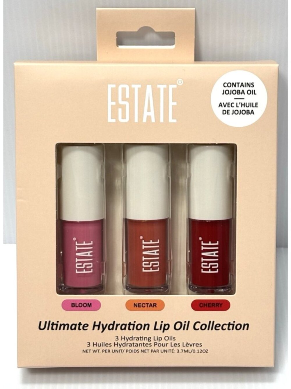 Estate Cosmetics Ultimate Hydration Lip Oil Collection - 3 Piece Set - New!